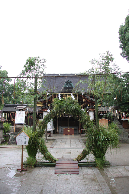 京都回顧 初夏の花咲くお寺－藤森神社・夏越の祓－_b0169330_7182360.jpg