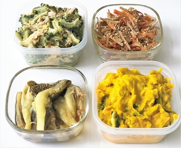 作り置きのおかず と 鶏ハムのお弁当_d0249193_17561102.jpg