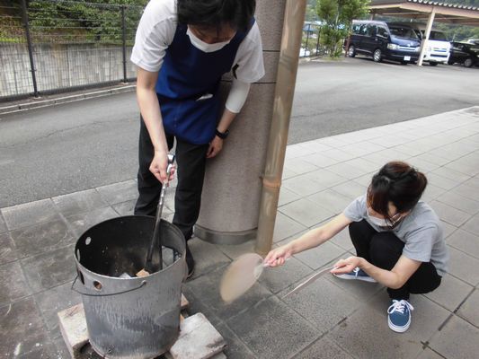7/3 炊き出し訓練_a0154110_08050055.jpg