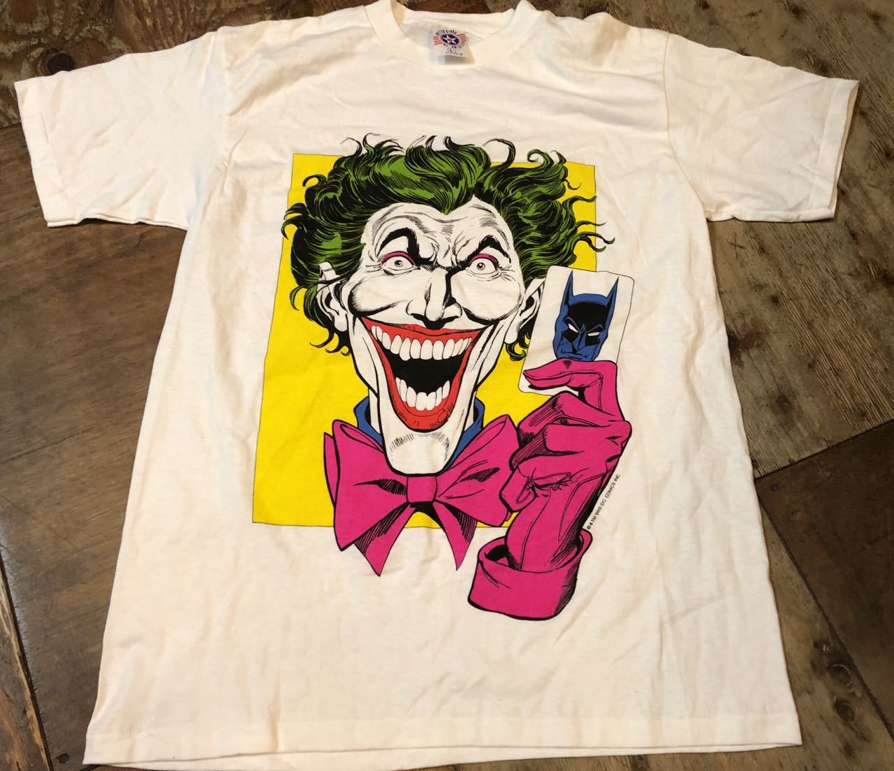 7月6日(土)80s レア プリント BATMAN JOKER Tシャツ 7月6日(土)80s レア プリント BATMAN JOKER Tシャツ