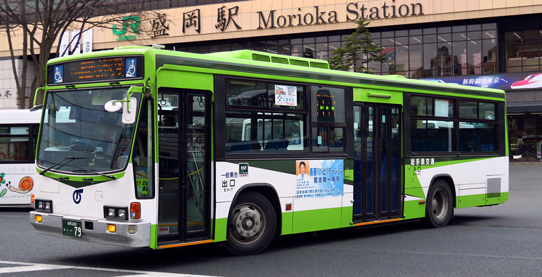 岩手県交通 Kc Lv380n 研究所第二車庫 岩手県交通 Kc Lv380n 研究所第二車庫