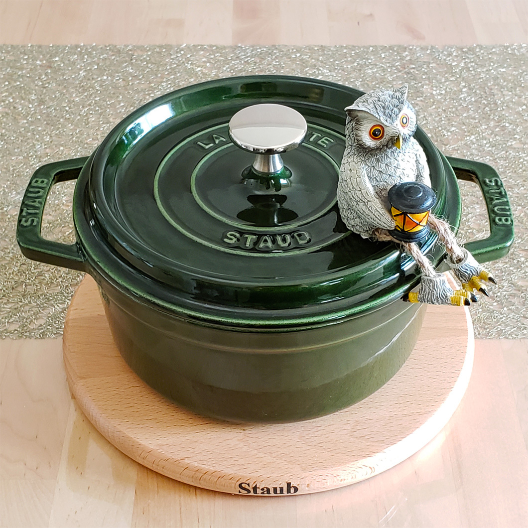 心惹かれるグリーン…STAUBココット、ニガウリちゃん✩.*˚_d0224894_22261094.jpg