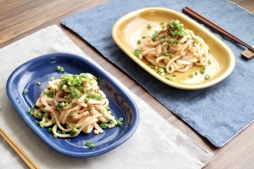 塩昆布と明太子のうまピリうどん_f0220354_10085713.jpeg
