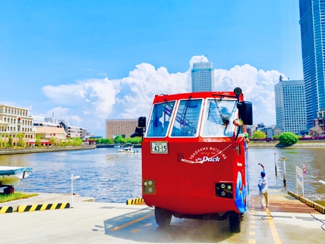 【水陸両用バス】バスが船に変身！水上を走るバスで東京めぐり♫_d0387731_23461553.jpeg