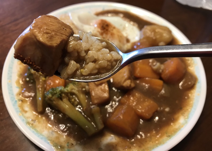 朝 カレー ♪_c0212604_105678.jpg