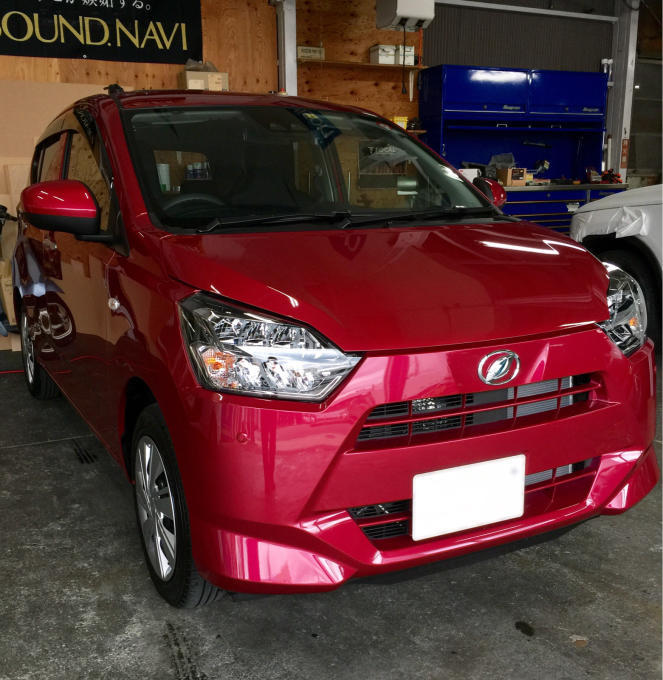 ダイハツ ミライースに楽ナビ19モデル取付で地デジ バックカメラキレイ 静岡県静岡市カーオーディオ専門店のブログ ダイハツ ミライースに楽ナビ19モデル取付で地デジ バックカメラキレイ 静岡県静岡市カーオーディオ専門店のブログ