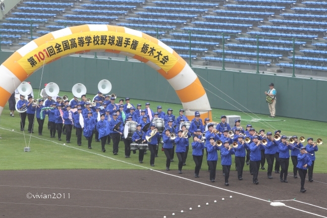 第101回全国高校野球選手権栃木大会開会式 in 県営球場_e0227942_22210260.jpg