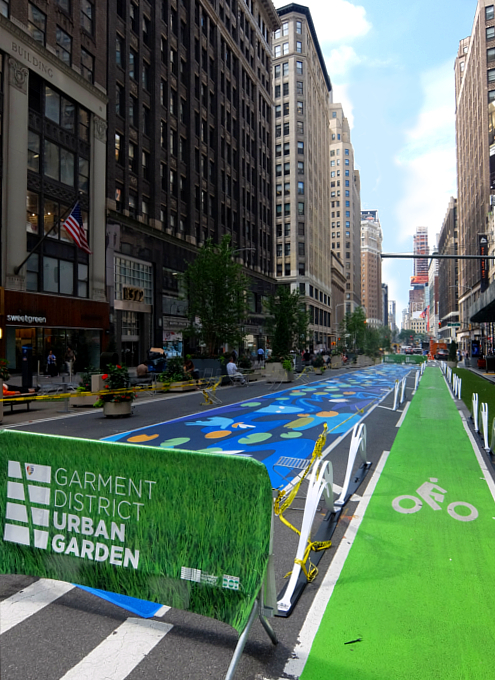 NYのブロードウェイに「都市ガーデン」(Urban Garden)登場!_b0007805_20233952.jpg