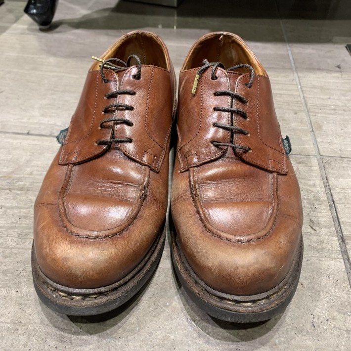 【交渉○】パラブーツ　シャンボード 傷あり 靴修理/ShoeRepairShop BECKMAN神戸-アメリカ靴を得意とするお店