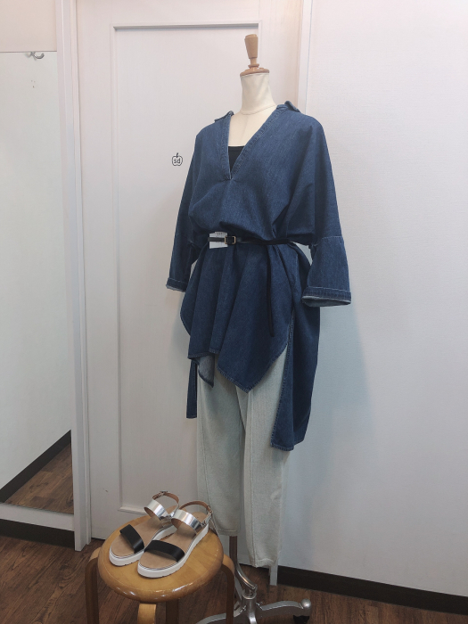 SALE!!ミューニック Munich 8ozデニムビッグプルオーバーシャツ