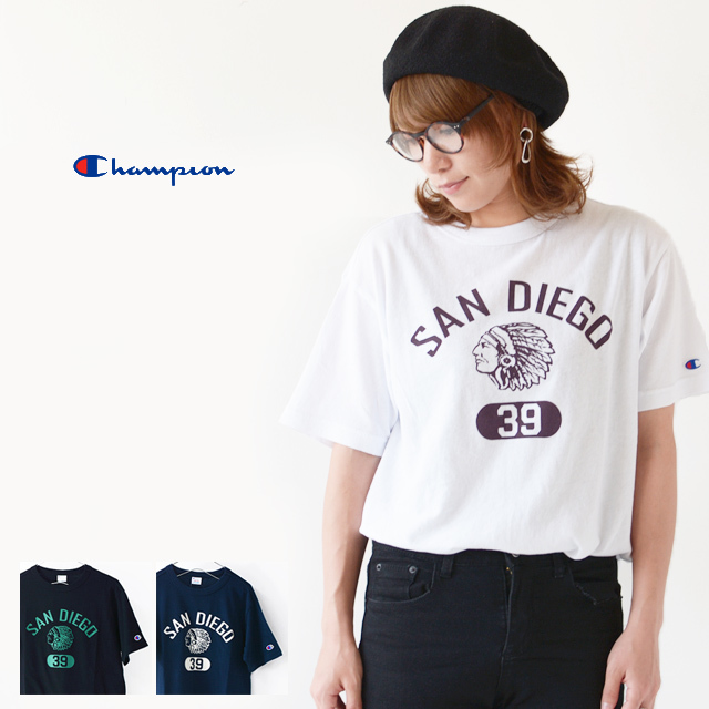 CHAMPION チャンピオン tシャツ レディース T-SHIRT SAN DIEGO [C3-P336] チャンピオンTシャツ・サンディエゴTシャツ、LADY\'S_f0051306_17515485.jpg