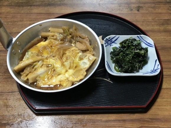 親子丼&ほうれん草胡麻和え_f0350959_18583608.jpeg