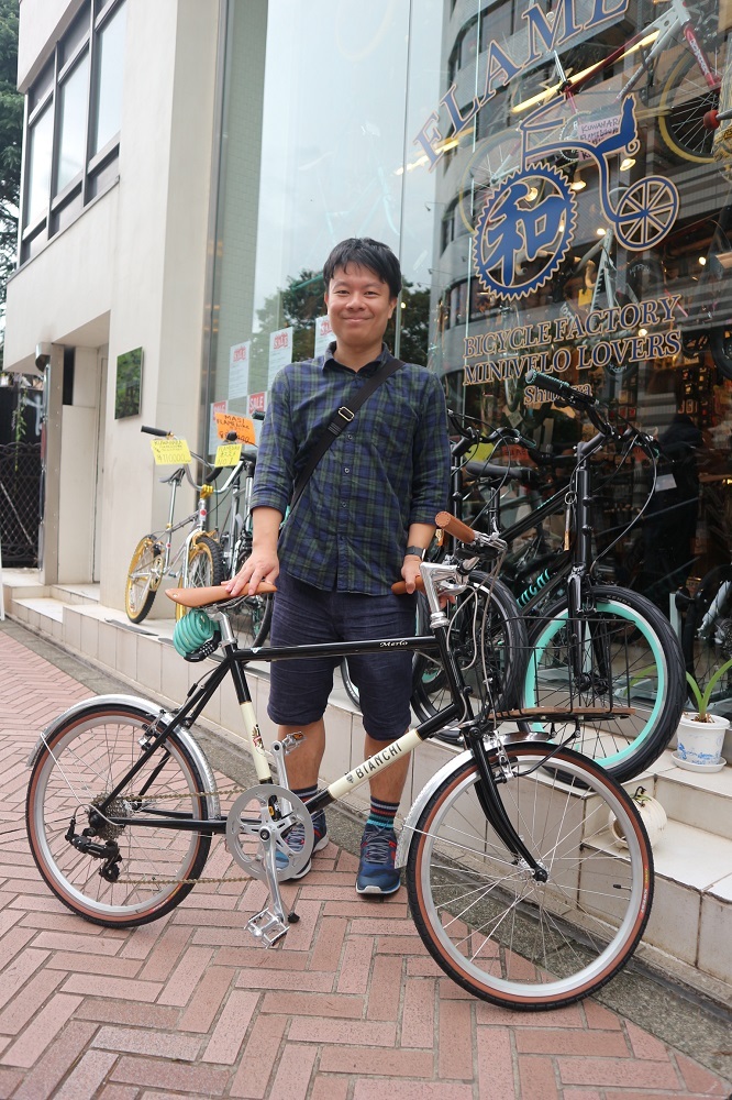 7月16日　渋谷　原宿　の自転車屋　FLAME bike前です_e0188759_14305325.jpg