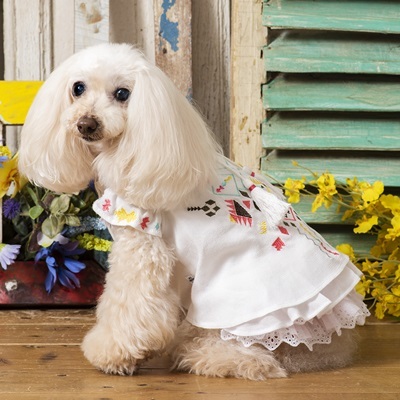 Nエスニック刺繍チュニ/ママエスニック刺繍TN : まめつぶ