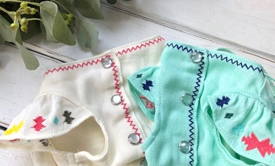 Nエスニック刺繍チュニ/ママエスニック刺繍TN : まめつぶ