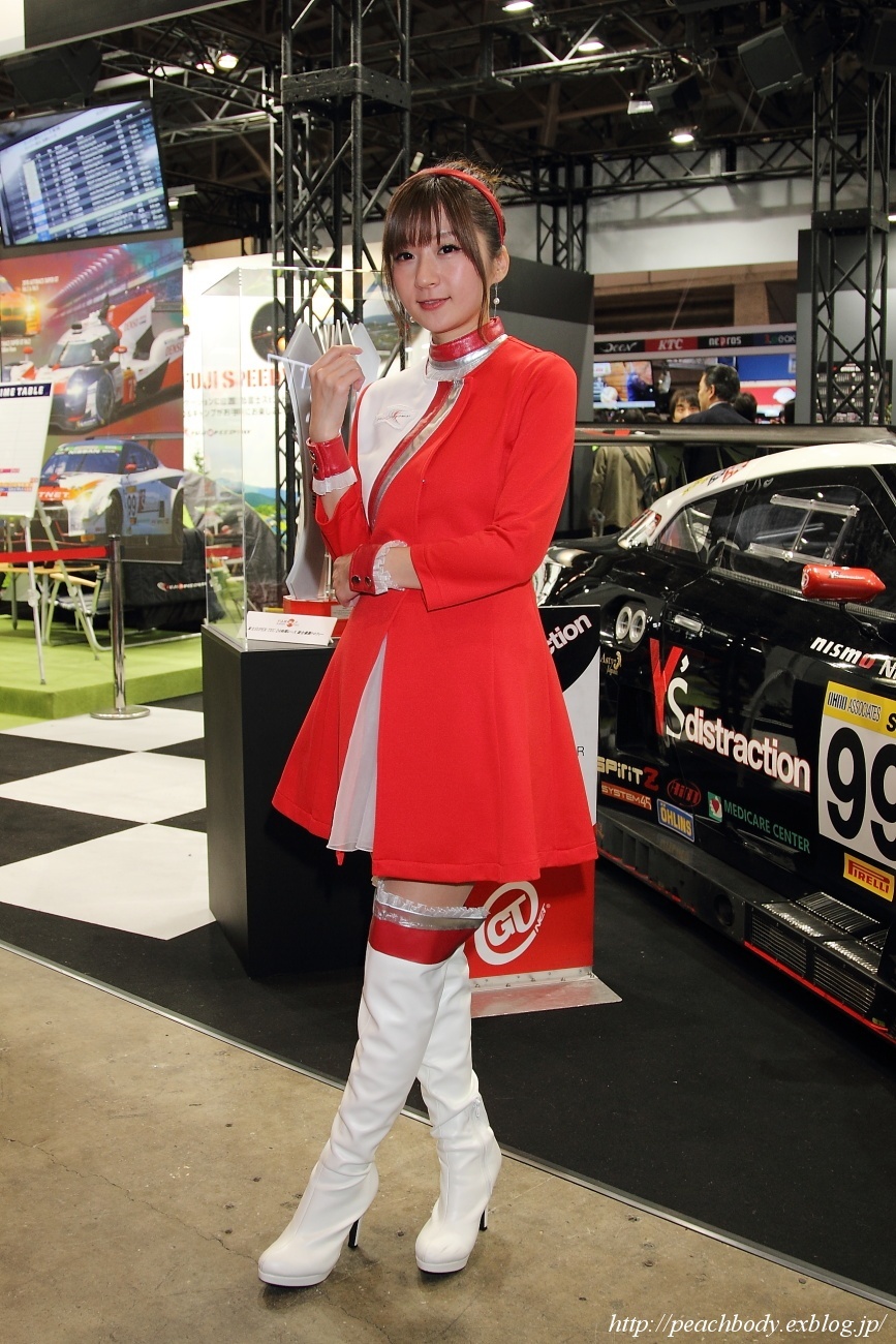 藤間すず さん 富士スピードウェイ ブース Peach Body 藤間すず さん 富士スピードウェイ ブース Peach Body