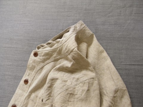 商品入荷のお知らせ / farmers heavylinen shirt_e0130546_12305785.jpg