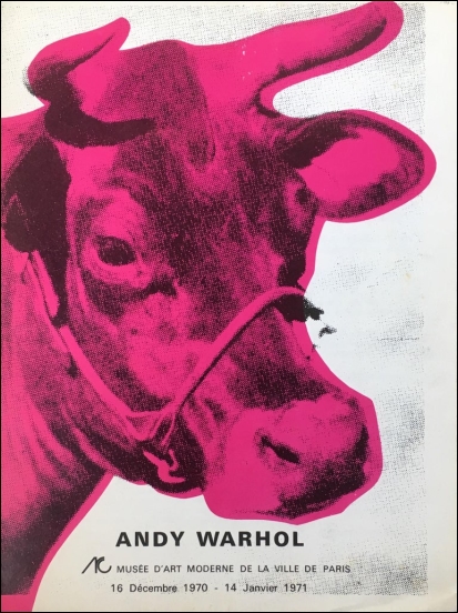 アンディ・ウォーホルのポスター「Cow:Musée d'Art Moderne de la 
