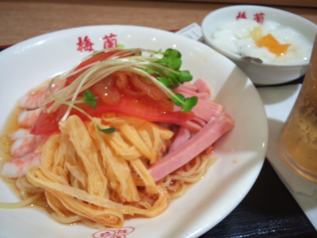【梅蘭】五目冷麺【テラスモール湘南】_b0009849_14430573.jpg