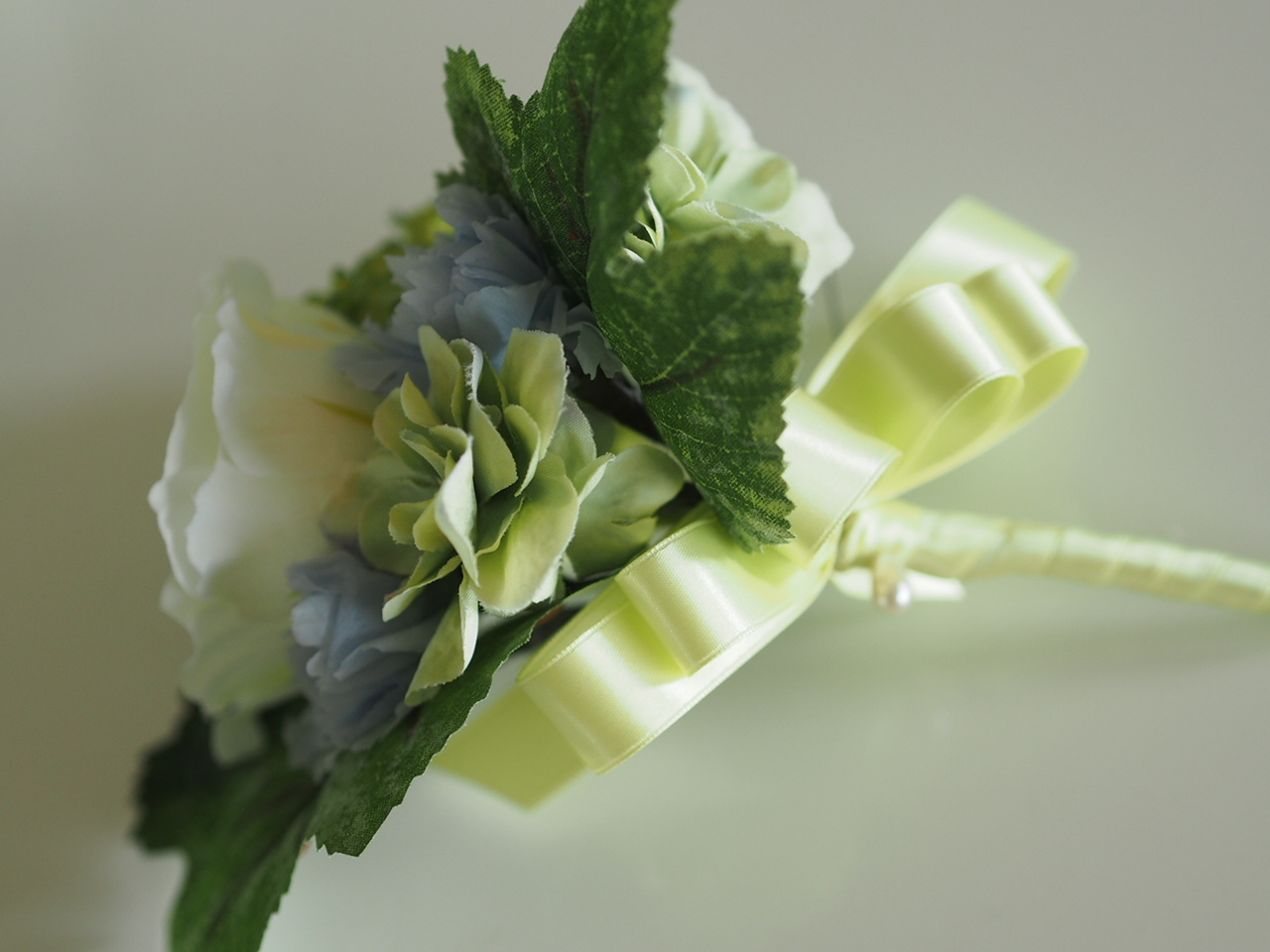 クラッチブーケ【Green&Blue】_d0144095_13401978.jpg