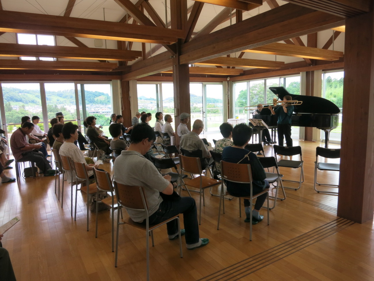 昨日、2019年7月21日、「はらっぱ館」でコンサートを行いました。_d0159273_17012864.jpg
