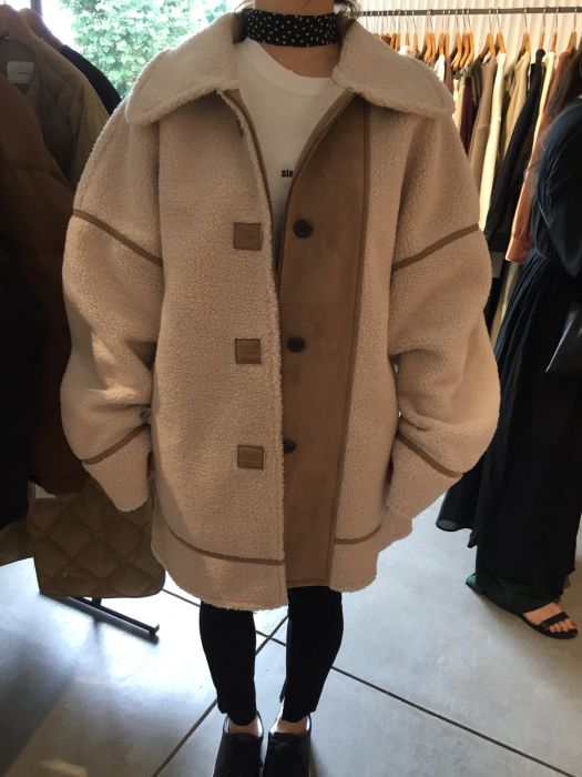 todayful Bonding Boa Coat-