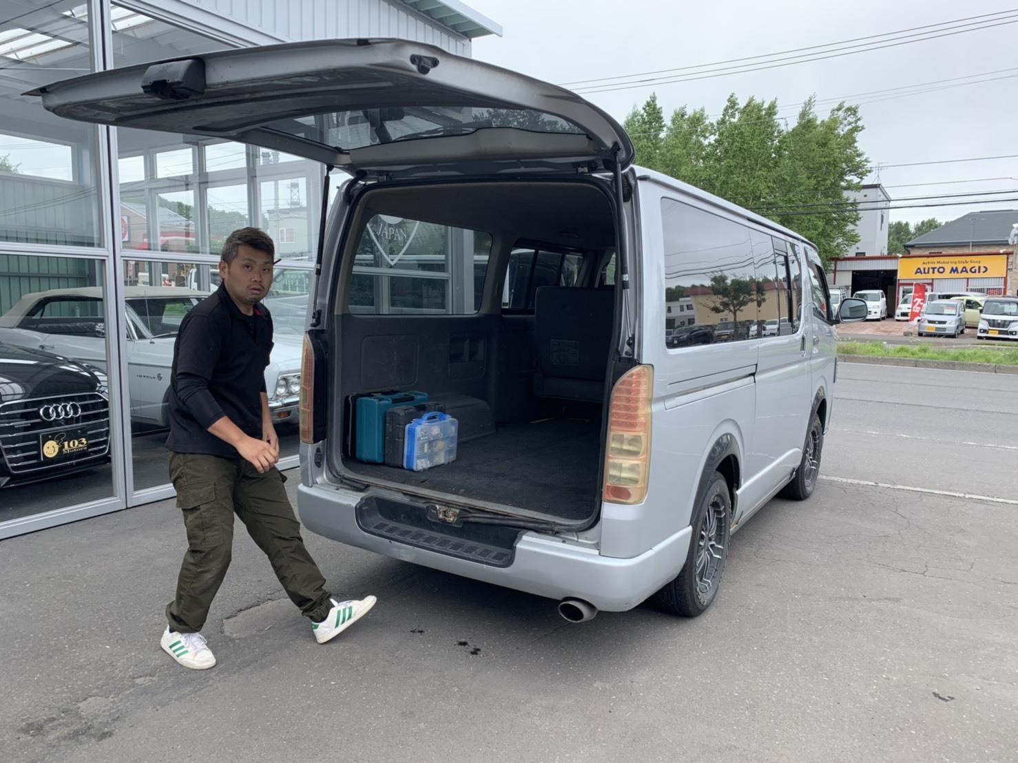 7月23日(火)本店ブログ♪ タントカスタムX ありますよおおお ランクル ハマー アルファード♪ _b0127002_19220734.jpg