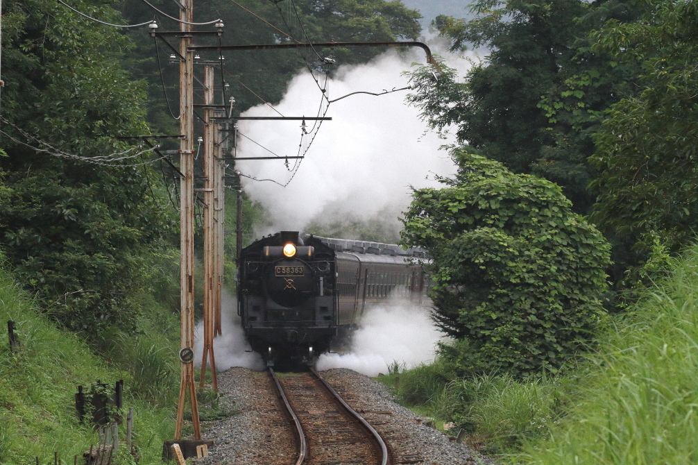帰り道も白煙 - 2019年梅雨・秩父鉄道 -_b0190710_21550545.jpg