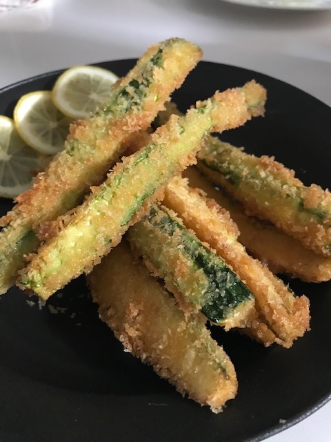 夏野菜ズッキーニのフライ _d0269832_20072721.jpeg