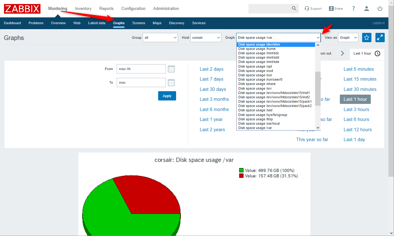 Zabbix4.2.4 でディスクの空き容量をグラフ化してみた_a0056607_07134434.png