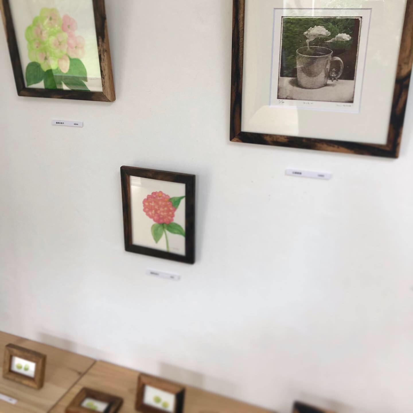 【黒柿】額縁 絵画付き 動物#18 黒豹 クロヒョウ 油絵 Fサイズ SM 額縁付き サイズ約26