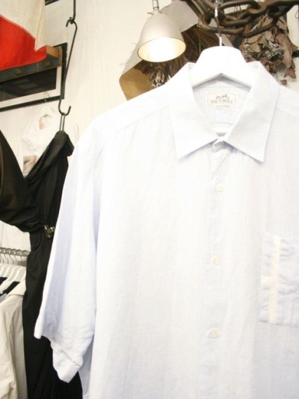 ちゃんとしたショップカード、作ります！！　入荷HERMES/エルメス　リネンシャツ、ポケットTシャツ、Tシャツ_f0180307_01141784.jpg