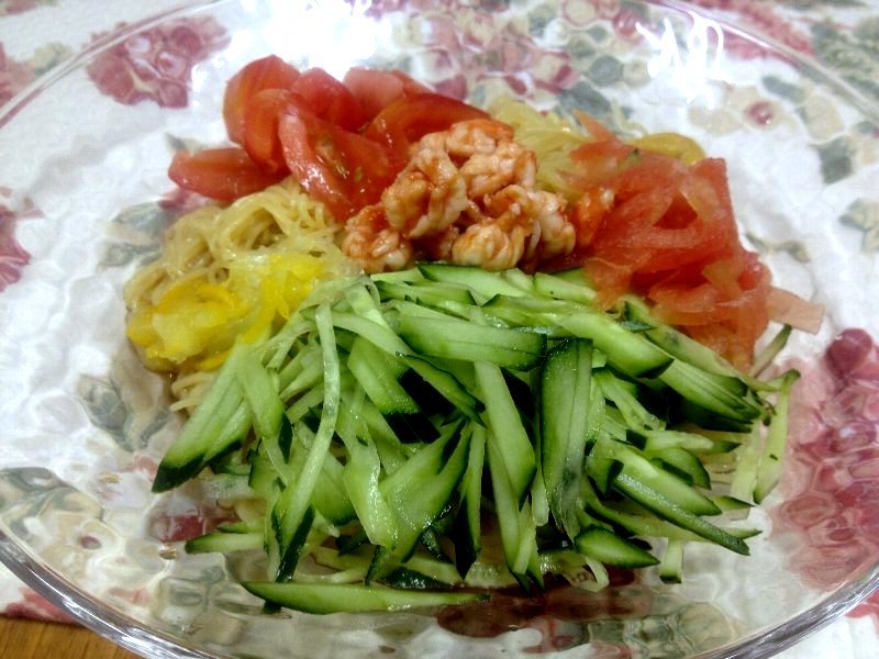 ☆冷やし中華・いただきものメモ☆_c0092953_06420432.jpg