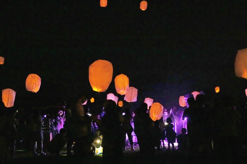 夜空に願いを込めて＠スカイランタンin吉田公園♪_a0167759_22452255.jpg