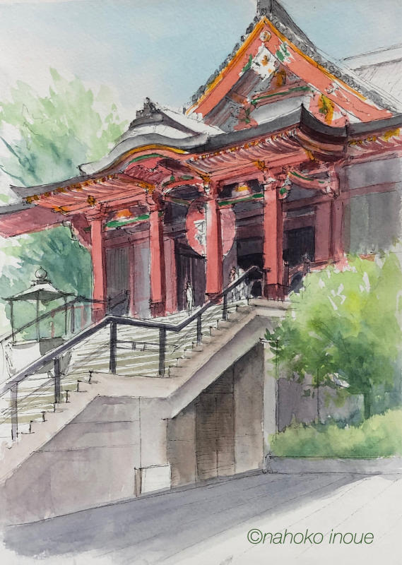 作者不詳 絹本彩色画 江戸期の寺子屋風景画 作者不詳 絹本彩色画