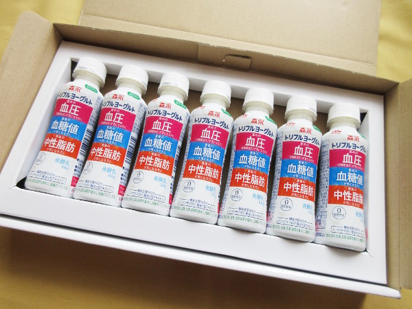 【森永乳業】トリプルヨーグルト、飲み始めて1週間_c0152767_17474904.jpg