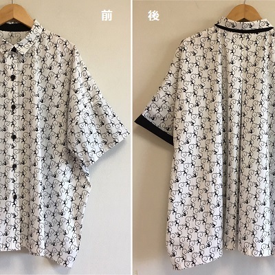 モンキー柄のシャツ完成~♪_f0372998_18404581.jpg