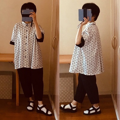 モンキー柄のシャツ完成~♪_f0372998_18412591.jpg