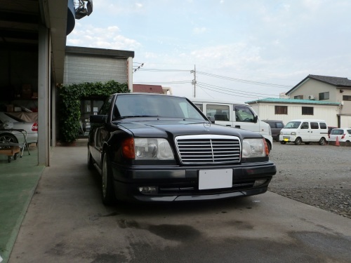 W124　ドアミラー　ゴムカバー交換_a0083829_10245846.jpg