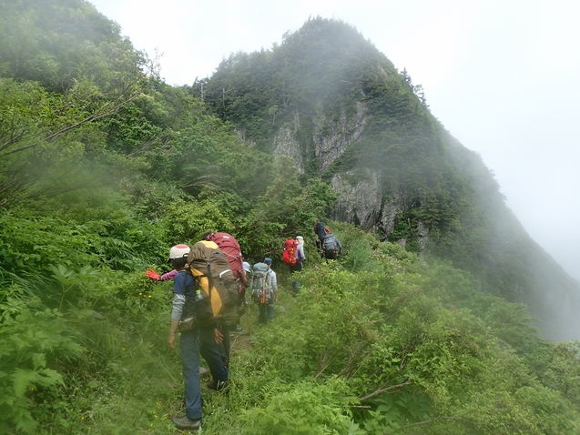 2019/7/19~21飯豊山 その3 ダイクラ尾根下山_b0189948_231578.jpg