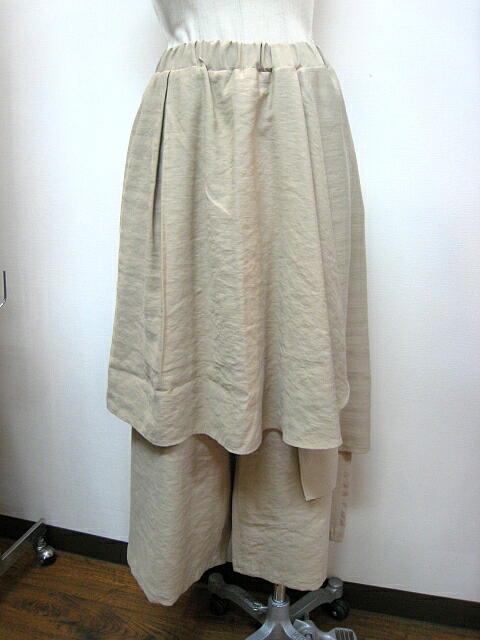 ＯＳＭＯＳＩＳ（オズモーシス）レイヤードパンツ ＬＩＧＨＴＢＥＩＧＥ　_a0089359_10362673.jpg