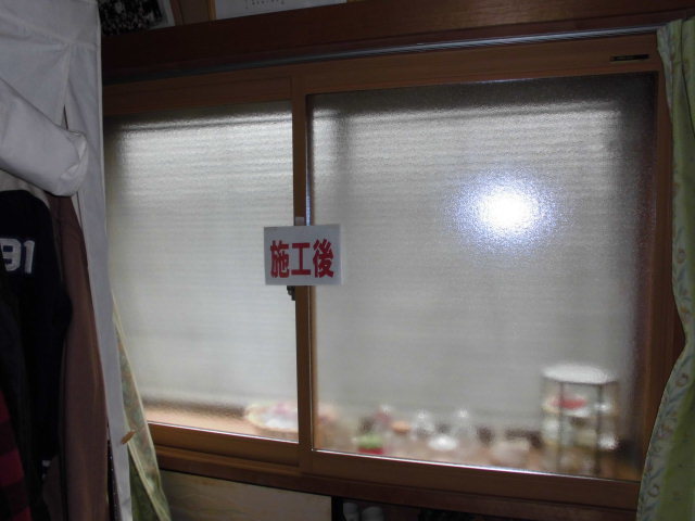 内窓取付けと防犯ガラスに交換で安心・安全をプラス…_d0244968_17275972.jpg