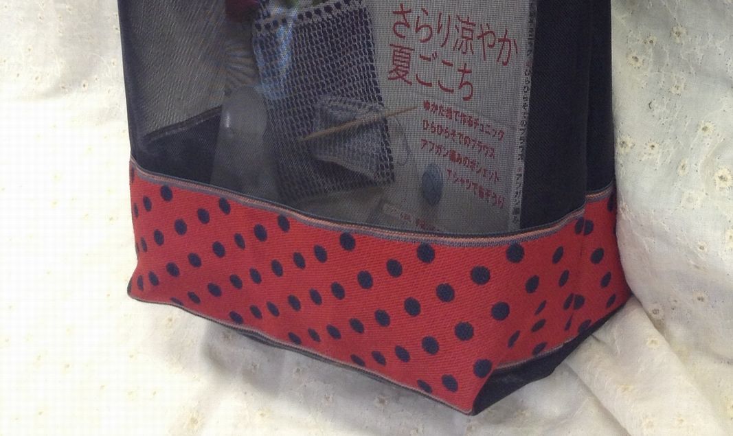 オシャレで軽い チュールバッグ 作品二種_d0156706_16402976.jpg