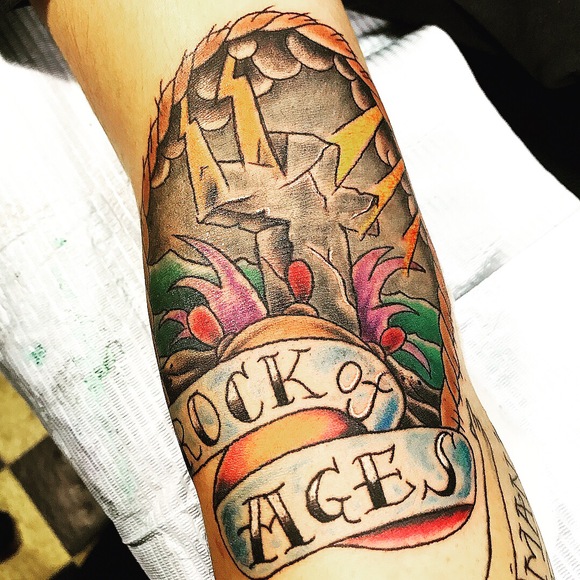 アメリカンタトゥー Rock Of Ages 2face Tattoo Studio Japan 千葉県木更津市 刺青処 聖針