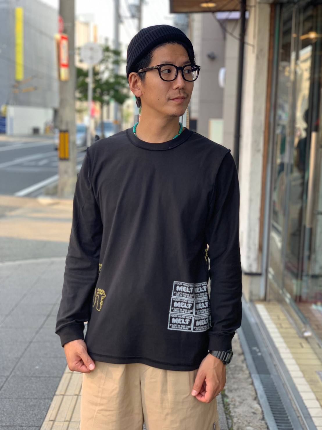 真夏のロンTeeスタイル。_c0167336_17060743.jpg