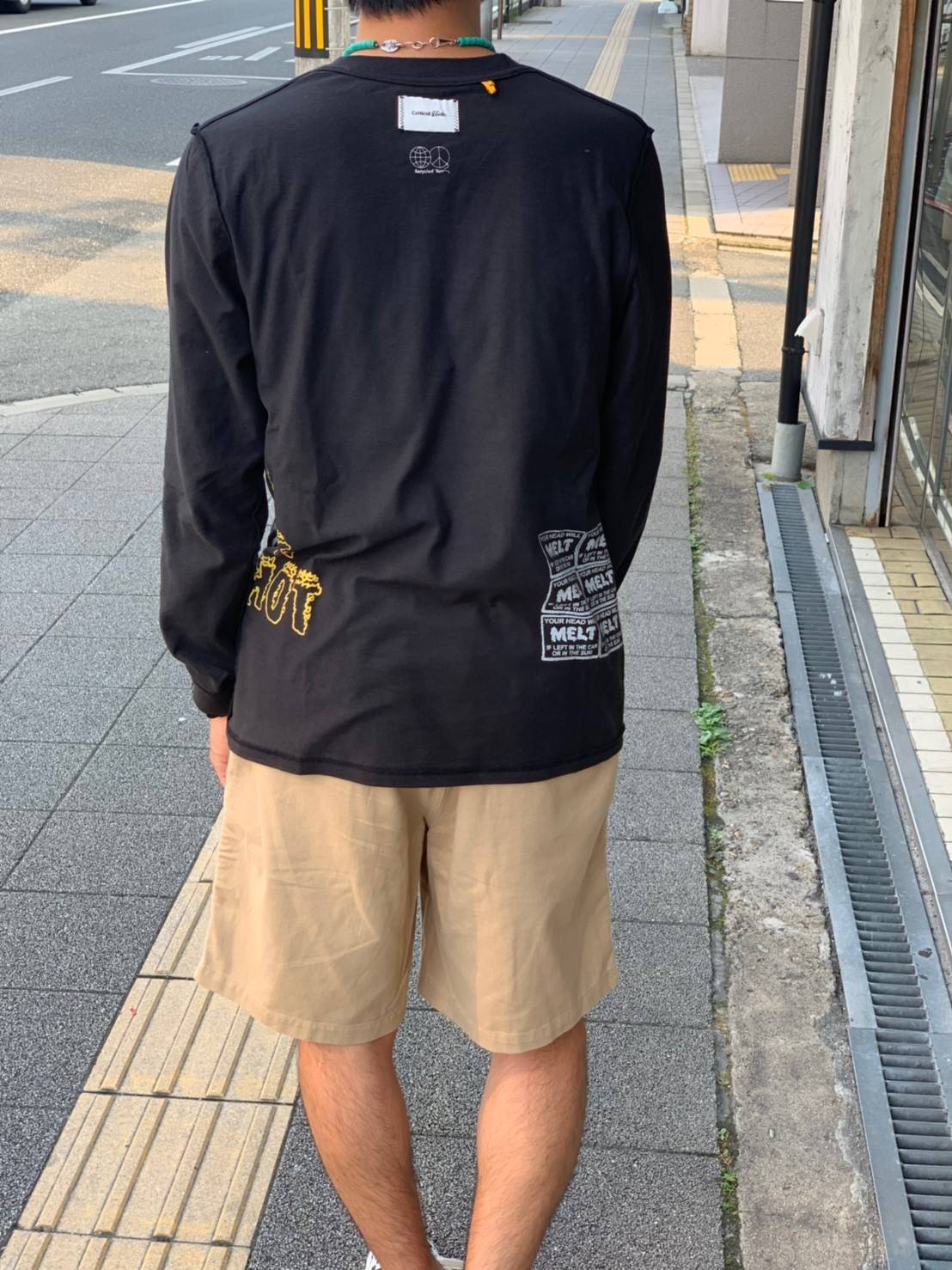 真夏のロンTeeスタイル。_c0167336_17060898.jpg