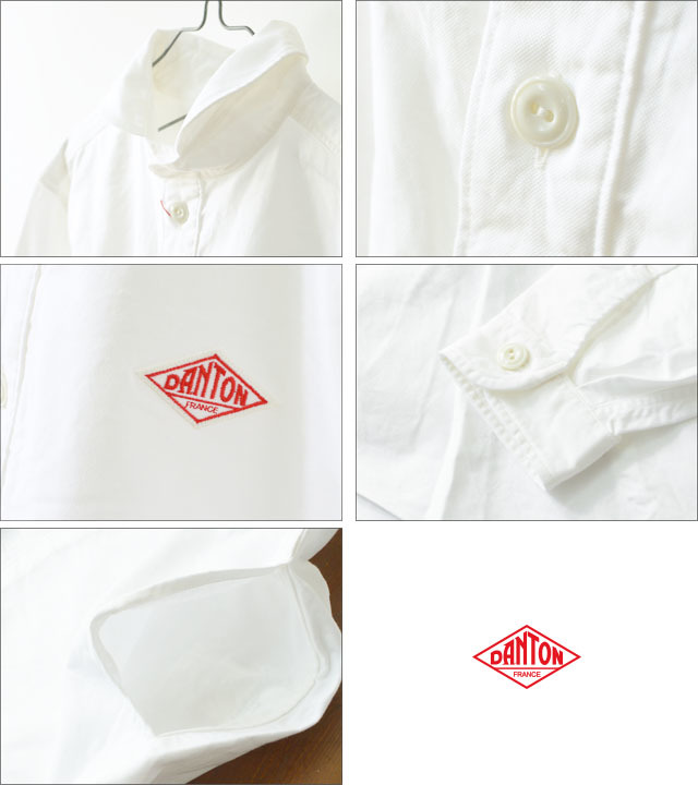 DANTON [ダントン] W\'s L/S OXFORD SHIRTS [JD-3564YOX] 長袖オックスフォードシャツ・綿シャツ・長袖シャツ・無地・LADY\'S_f0051306_11355671.jpg