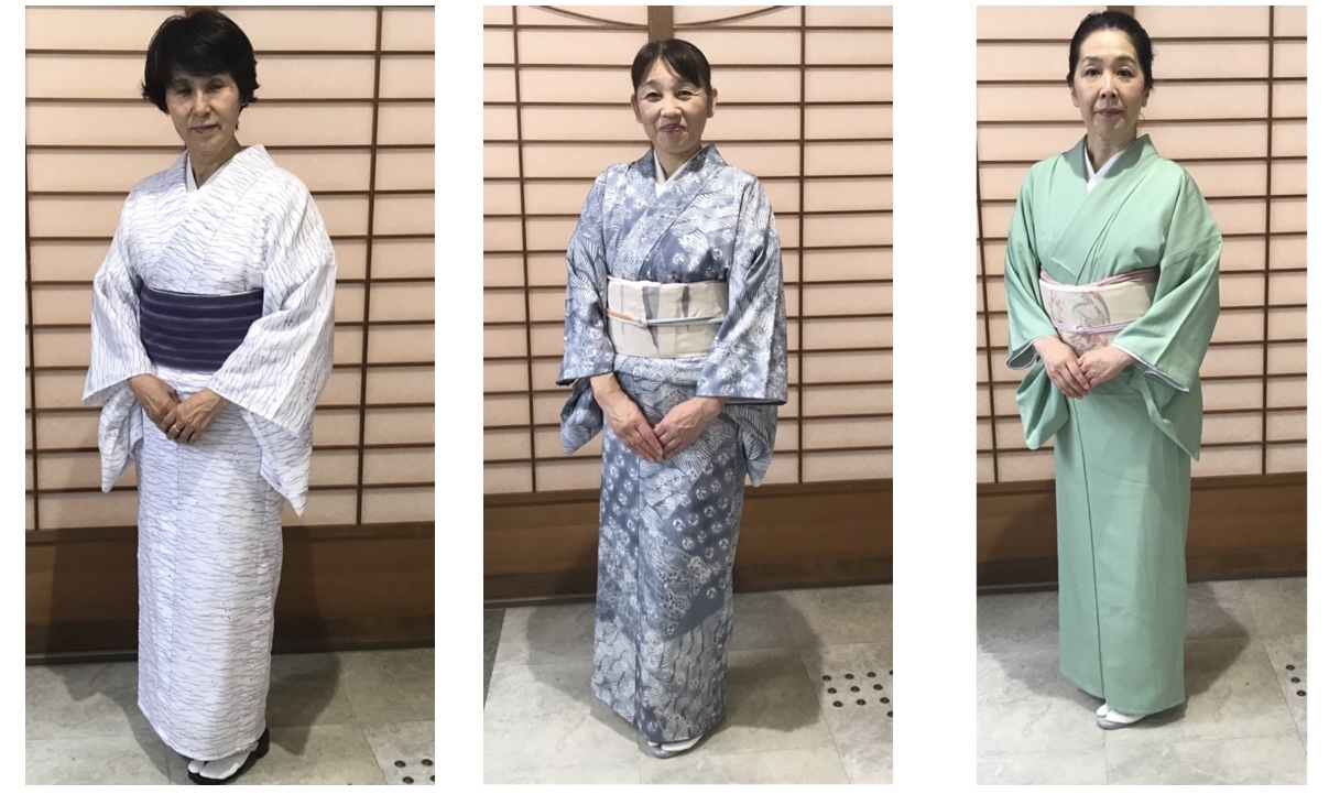生徒さん方の着物姿です 木耶ラ