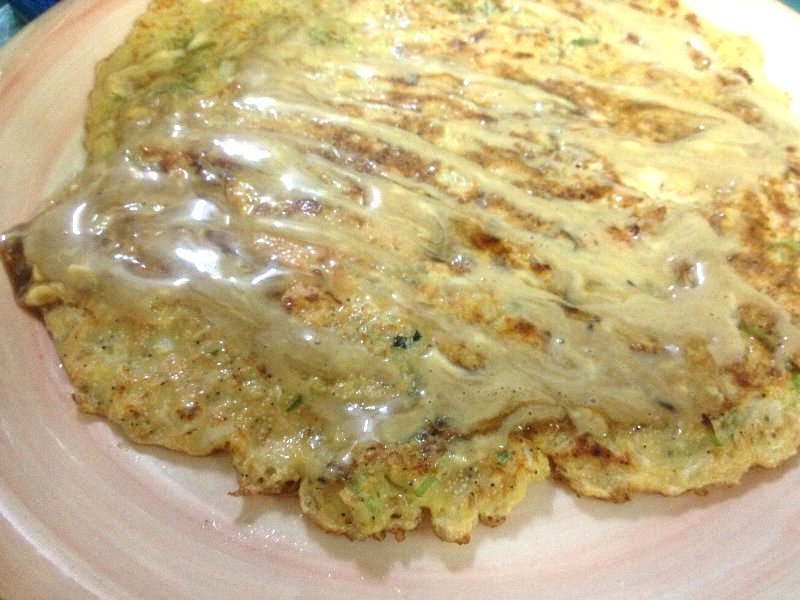 ☆簡単ランチ・あるもの色々でお好み焼き☆_c0092953_06481317.jpg