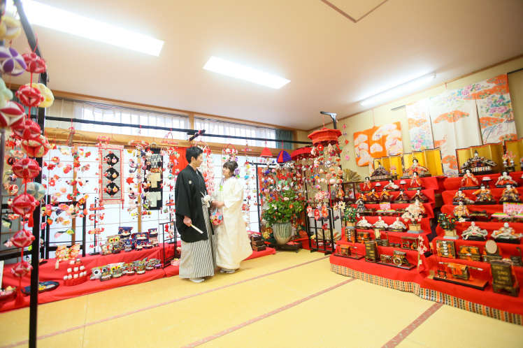 春の前撮りロケ～飯野町つるし雛まつり_e0120789_18501867.jpg